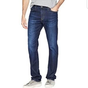 Adriano goldschmied men's matchbox slim straight leg jean, size 36X34